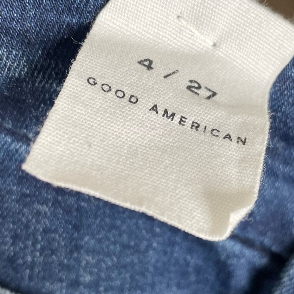 Good American Good Legs Skinny Crop Jeans Blue260 Women’s Sz 4/27 - Picture 4 of 6